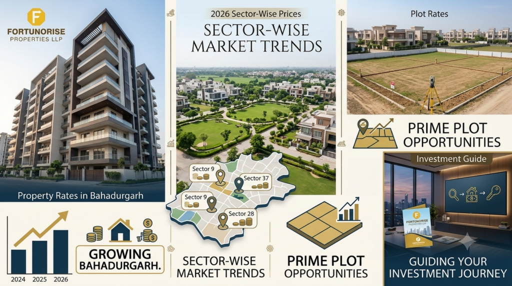 Property Rates in Bahadurgarh 2026: Sector-Wise Prices, Plot Rates & Investment Guide