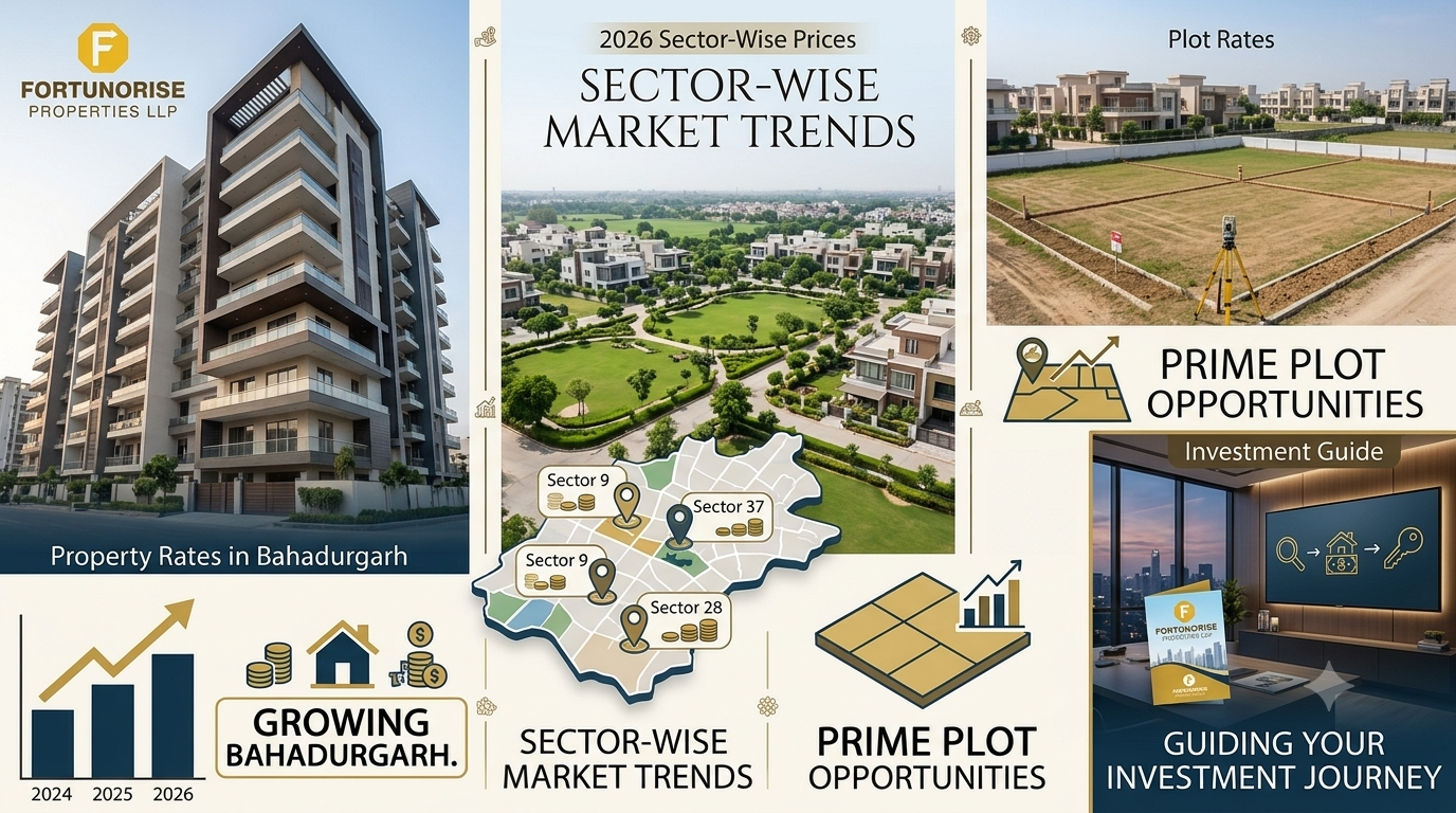 Property Rates in Bahadurgarh 2026: Sector-Wise Prices, Plot Rates & Investment Guide